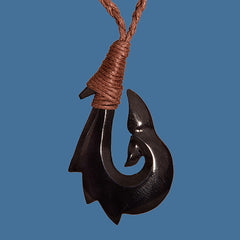 Black Bone Whale Tail Hook