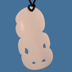 Extra Large Bone Tiki Pendant - BP023