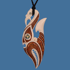 Intricate Manaia Hook Pendant Necklace - BP028