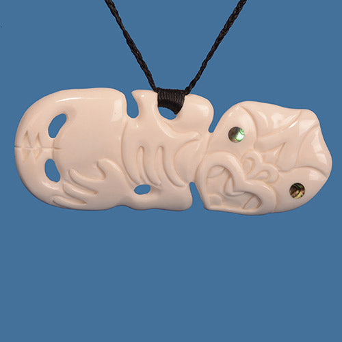 Bone Toki Necklaces - Symbol of Strength & Courage - Tagged 