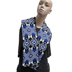 Royal Blue Mãori Scarf - CST001