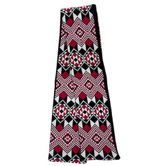 Dark Red Mãori Scarf - CST004