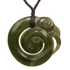 Greenstone Manaia Koru Pendant - GC013