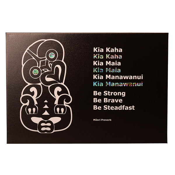 Tiki, Kia Kaha Canvas Print - HH0376