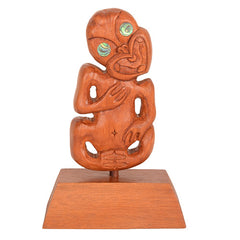 Wooden Tiki On Base Ornament