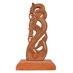 Double Manaia on base Whale tail - WA041