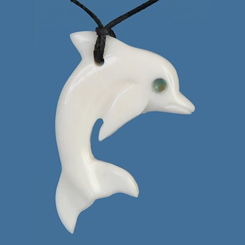 Bone Dolphin Pendant