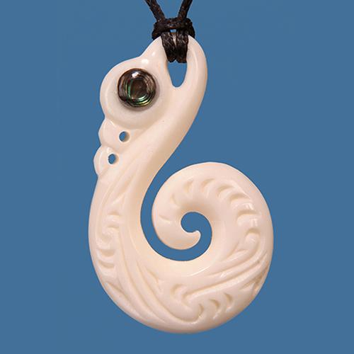 Bone Manaia Pendant