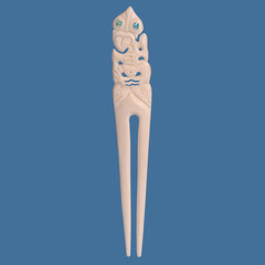 Bone Small Heru Tiki Design BHS016