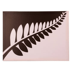 Black and White Fern  Canvas