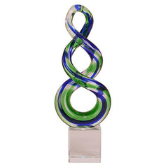 Glass Double Twist Ornament