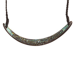 Paua arc necklace. PSCN005