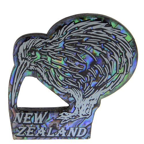 Paua shell Kiwi  fridge magnet.