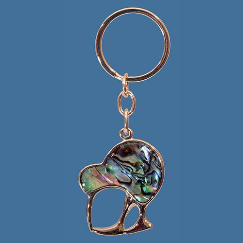 Paua Kiwi Bird Keyring | Discoveries