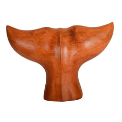 Carved wooden whale tail. WA025