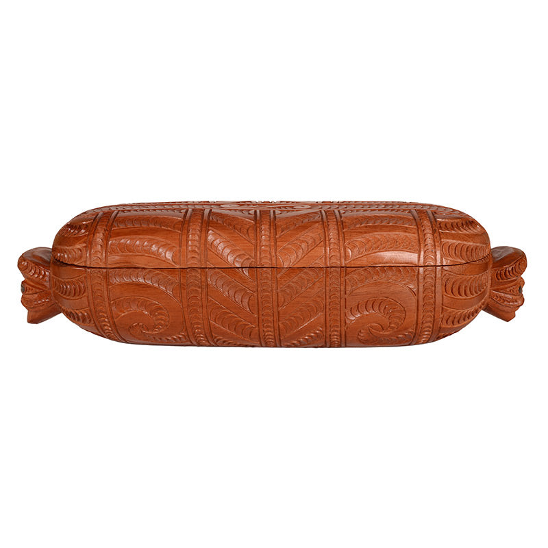 Waka Huia Wooden Treasure Box. WA037